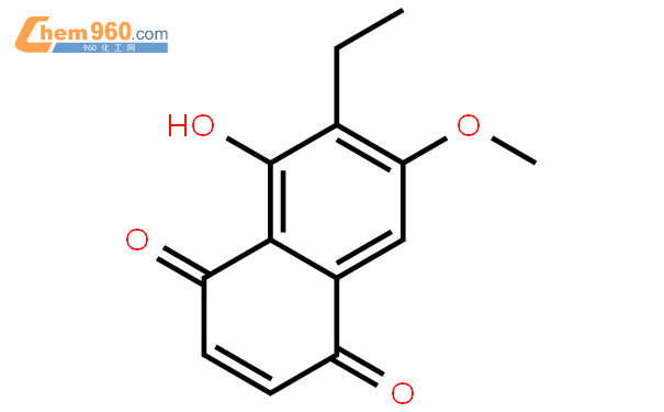 ethyl-01,ethylhexanoate 56496-01-66-ethyl-5-hydroxy-7-methoxy-1,4-naphthoquinone mf:c 1