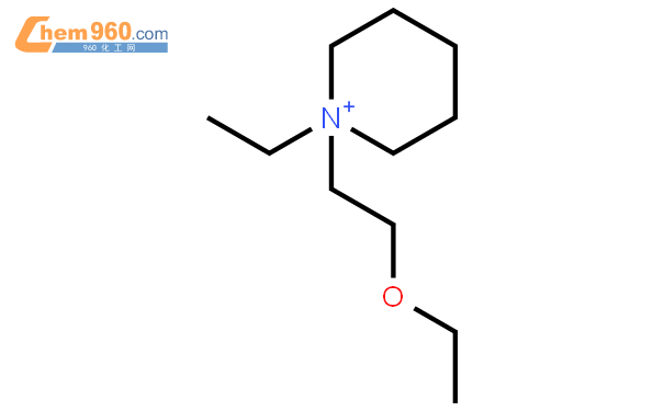 piperidinium 1(2-ethoxyethyl-1-ethyl-结构式