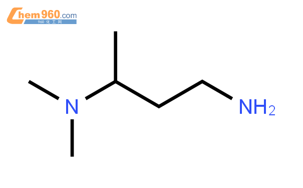 n-(3-氨基-1-甲基丙基)-n,n-二甲胺结构式