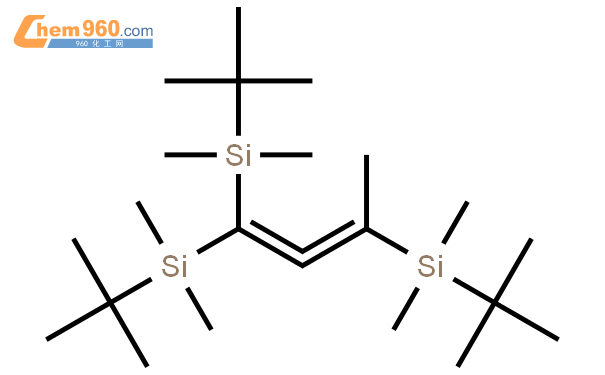 1,1,3-三s[(1,1-二甲基乙基)二甲基甲硅烷基]-1,2-丁二烯结构式