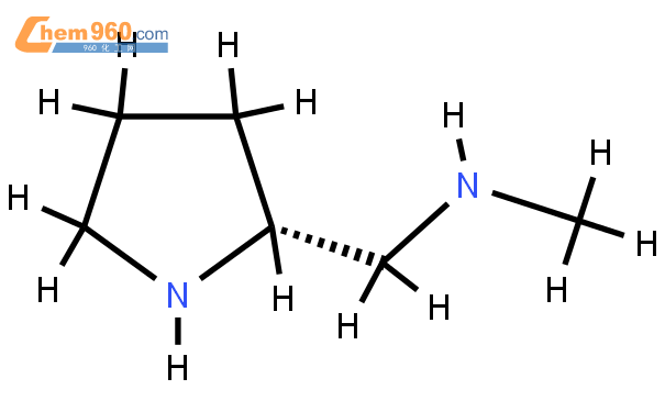 N-Methyl (R)-2-pyrrolidinomethylamine結構式