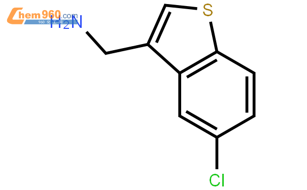 5氯1苯并噻吩3基甲胺结构式