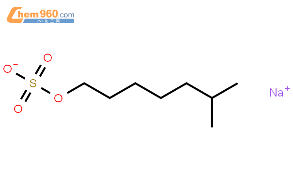 6-甲基庚基硫酸钠结构式,6-甲基庚基硫酸钠化学式 960化工网