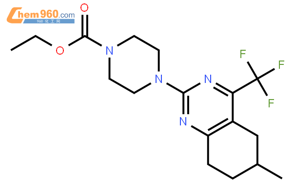 6,7,8-tetrahydroquinazolin-2-yl]pip erazine-1-carboxylate结构式