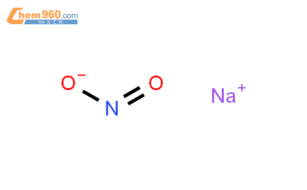 亚硝酸钠结构式