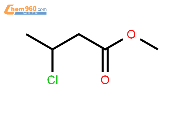 methyl 3-chlorobutyrate结构式