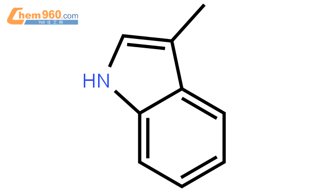 3-甲基吲哚结构式