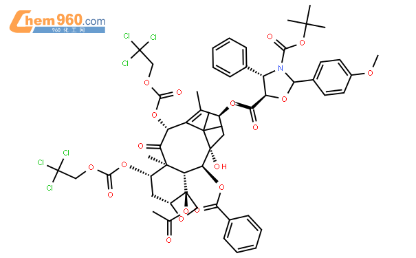 多西他赛缩合物中间体结构式