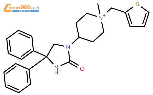 4-diphenyl-1-imidazolidinyl-1(2-thienylmethyl-结构式