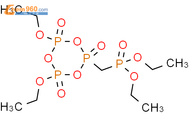 2,4 -二乙氧基-6-羥基-1,3,5,2,4,6-三氧三磷酸-2,4,6-三氧化物 磷酸二乙酯結構式