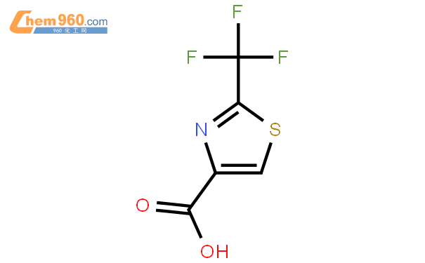 2-(三氟甲基)-1,3-噻唑-4-羧酸結構式
