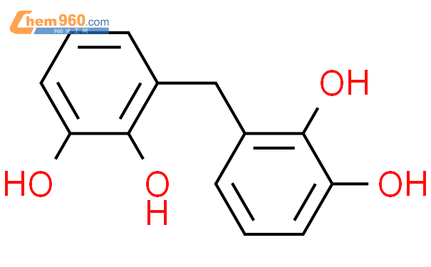 雙(2,3-二羥基苯基)甲烷結構式