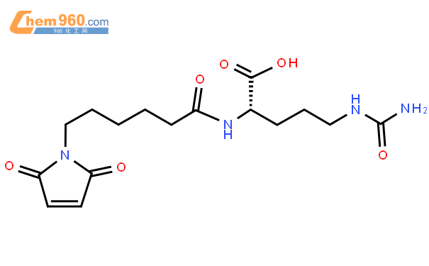 5-二氢-2,5-二氧代-1h-吡咯-1-基)-1-氧代己]-l-鸟氨酸结构式