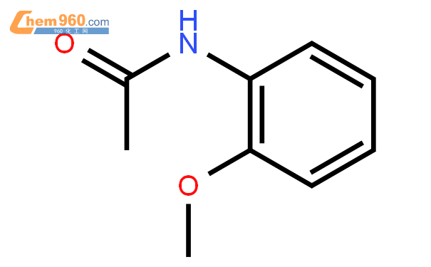 2-乙酰氨基苯甲醚結構式