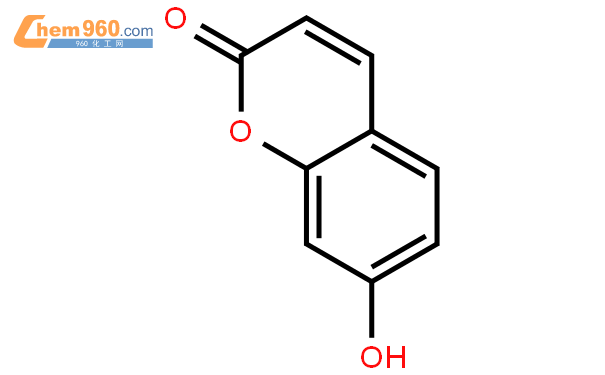 7-羥基香豆素結構式