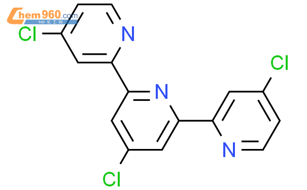 4,4',4''-三氯-2,2':6',2''-三吡啶結構式