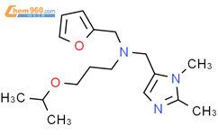 N-(2-呋喃甲基)-1,2-二甲基-N-[3-(1-甲基乙氧基)丙基]-1H-咪唑-5-甲胺结构式图片|1000352-87-3结构式图片