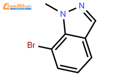7-溴-1-甲基吲唑结构式图片|1000576-59-9结构式图片