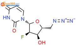 5'-叠氮-2',5'-二脱氧-2'-氟尿苷结构式图片|1012080-88-4结构式图片