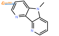 5-甲基-5H-吡咯并[3,2-b:4,5-b]二吡啶结构式图片|101303-28-0结构式图片
