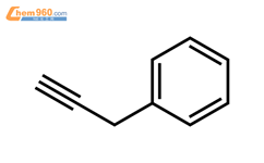 3-苯基-1-丙炔结构式