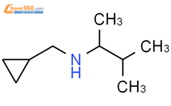 (环丙基甲基)(3-甲基丁烷-2-基)胺结构式图片|1019561-74-0结构式图片