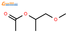 丙二醇甲醚醋酸酯结构式图片|108-65-6结构式图片