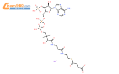 琥珀酰辅酶A钠盐结构式图片|108347-97-3结构式图片