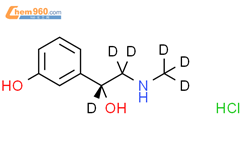 Phenylephrine-d6HCl结构式图片|1089675-56-8结构式图片