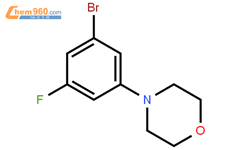 3-氟-5-吗啉-1-溴苯结构式图片|1129541-62-3结构式图片