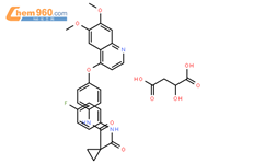 苹果酸卡博替尼(xl184)结构式图片|1140909-48-3结构式图片