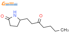 5-(3-氧代庚基)-2-吡咯烷酮结构式图片|116454-69-4结构式图片