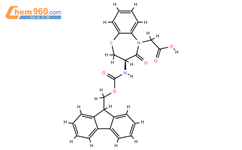 (R)-3-Fmoc-amino-5-(carboxylmethyl)-2,3-dihydro-1,5-benzothiazepin-4(5h)-one结构式图片|1217619-78-7结构式图片