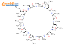 CyclosporinA(Cyclosporine)结构式图片|122090-69-1结构式图片