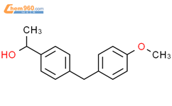 (-)-4-[(4-甲氧基苯基)甲基]-α-甲苯甲醇结构式图片|122909-93-7结构式图片