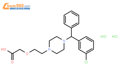 西替利嗪 3-氯杂质二盐酸盐结构式图片|1232460-29-5结构式图片