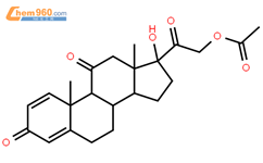 Prednisone Acetate结构式图片|125-10-0结构式图片