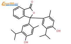 百里香酚酞结构式图片|125-20-2结构式图片