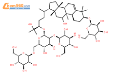 赛门苷Ⅰ结构式图片|126105-12-2结构式图片