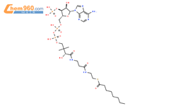 辛酰基辅酶A,游离酸结构式图片|1264-52-4结构式图片