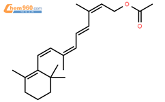 维生素A醋酸酯结构式图片|127-47-9结构式图片