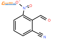 2-甲酰基-3-硝基苄腈结构式图片|1289162-43-1结构式图片