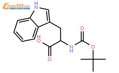 BOC-L-色氨酸结构式图片|13139-14-5结构式图片