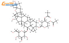 3-O-3',4'-二乙酰基-BETA-D-吡喃木糖基-6-O-BETA-D-吡喃葡萄糖基-环黄芪醇结构式图片|1324005-51-7结构式图片