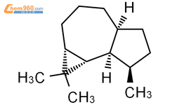 [1aR-​(1aα,​4aβ,​7α,​7aβ,​7bα)​]​-decahydro-​1,​1,​7-​trimethyl-​1H-​Cycloprop[e]​azulene结构式图片|132883-34-2结构式图片