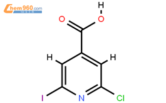 2-Chloro-6-iodoisonicotinic acid结构式图片|1352830-60-4结构式图片