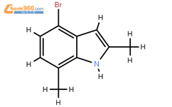 4-Bromo-2,7-dimethyl-1H-indole结构式图片|1360951-09-2结构式图片