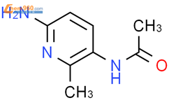 N-(6-氨基-2-甲基-3-吡啶基)乙酰胺结构式图片|1368118-40-4结构式图片