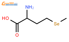 DL-硒代蛋氨酸結構式