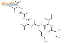 六肽-10/丝丽素结构式图片|146439-94-3结构式图片